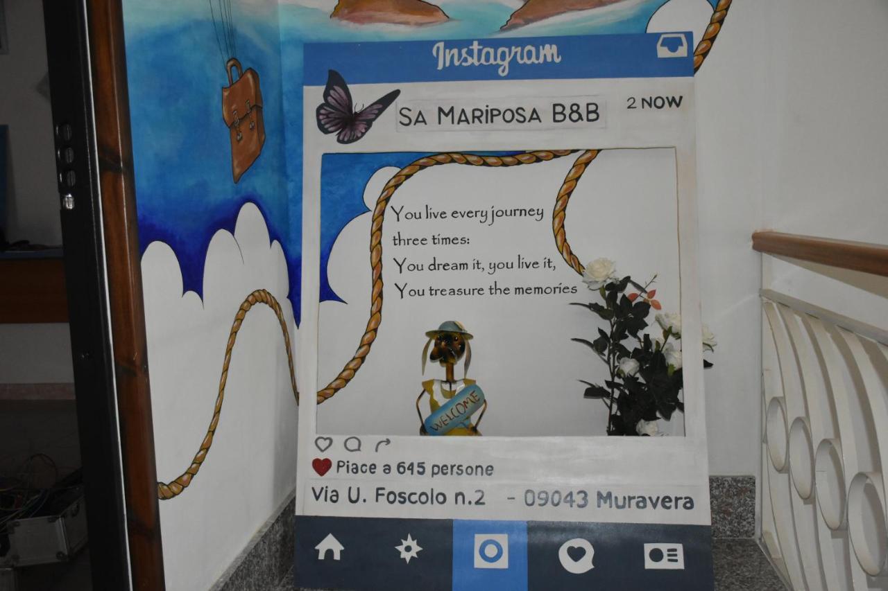 Sa Mariposa Panzió Muravera Kültér fotó